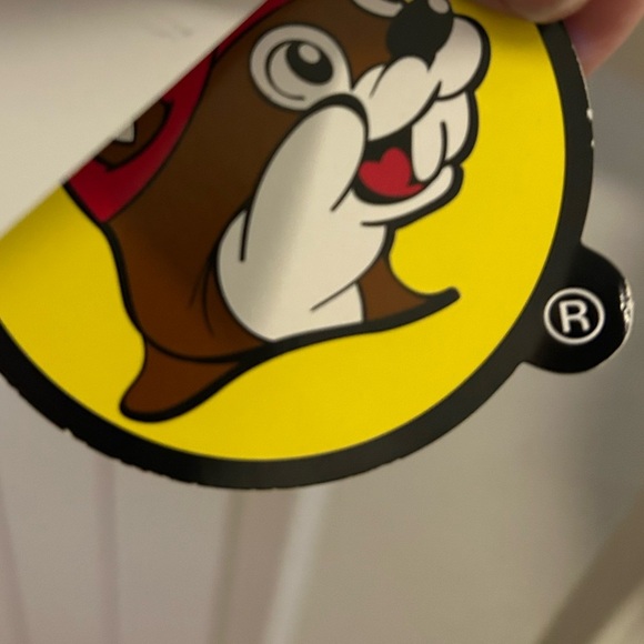 50%off w♥️ Buc-ees Sweatshirt raw edge grey Long Sleeve Buc-ees hobo oversized - Picture 2 of 9